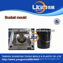 TUV assesment paint bucket moulds factory/new design household injection bucket moulding